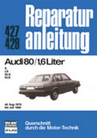 Audi 80  /  1,6 Liter   ab Aug. 1978 bis Juli 1980 - S / LS / GLS / GLE