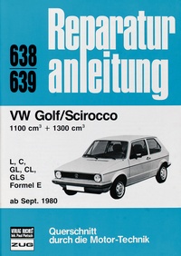 VW Golf / Scirocco LL / S / GL / GLS / Formel E