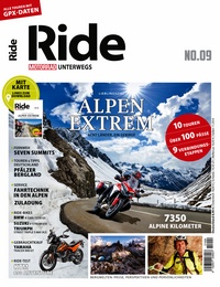 RIDE - Motorrad unterwegs, No. 9 - Alpen extrem