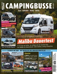 pro mobil Extra Campingbusse - Malibu Dauertest - Das Vanlife Magazin - Heft 01/2023