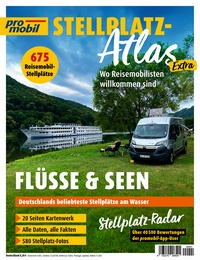pro mobil Stellplatz-Atlas 01/2024 - Flüsse und Seen